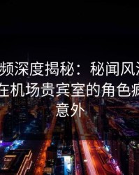 樱桃视频深度揭秘：秘闻风波背后，当事人在机场贵宾室的角色疯狂令人意外