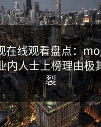 蘑菇影视在线观看盘点：mogutv3种类型，业内人士上榜理由极其令人炸裂