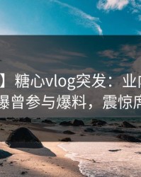【爆料】糖心vlog突发：业内人士在深夜被曝曾参与爆料，震惊席卷全网
